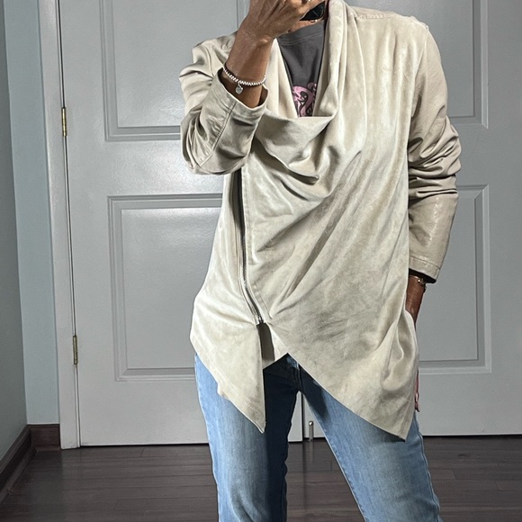 Blank NYC faux leather suede jacket size M - Picture 5 of 13